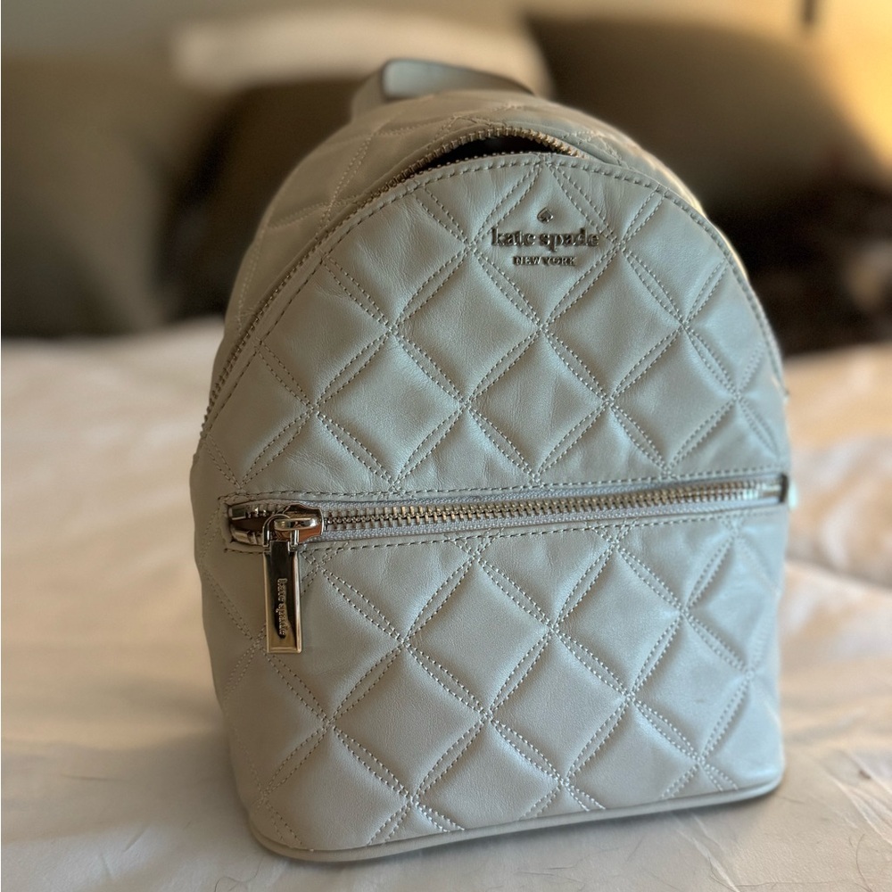 Kate Spade Natalia Mini Convertible Backpack Tufted Purse Handbag Pocketbook